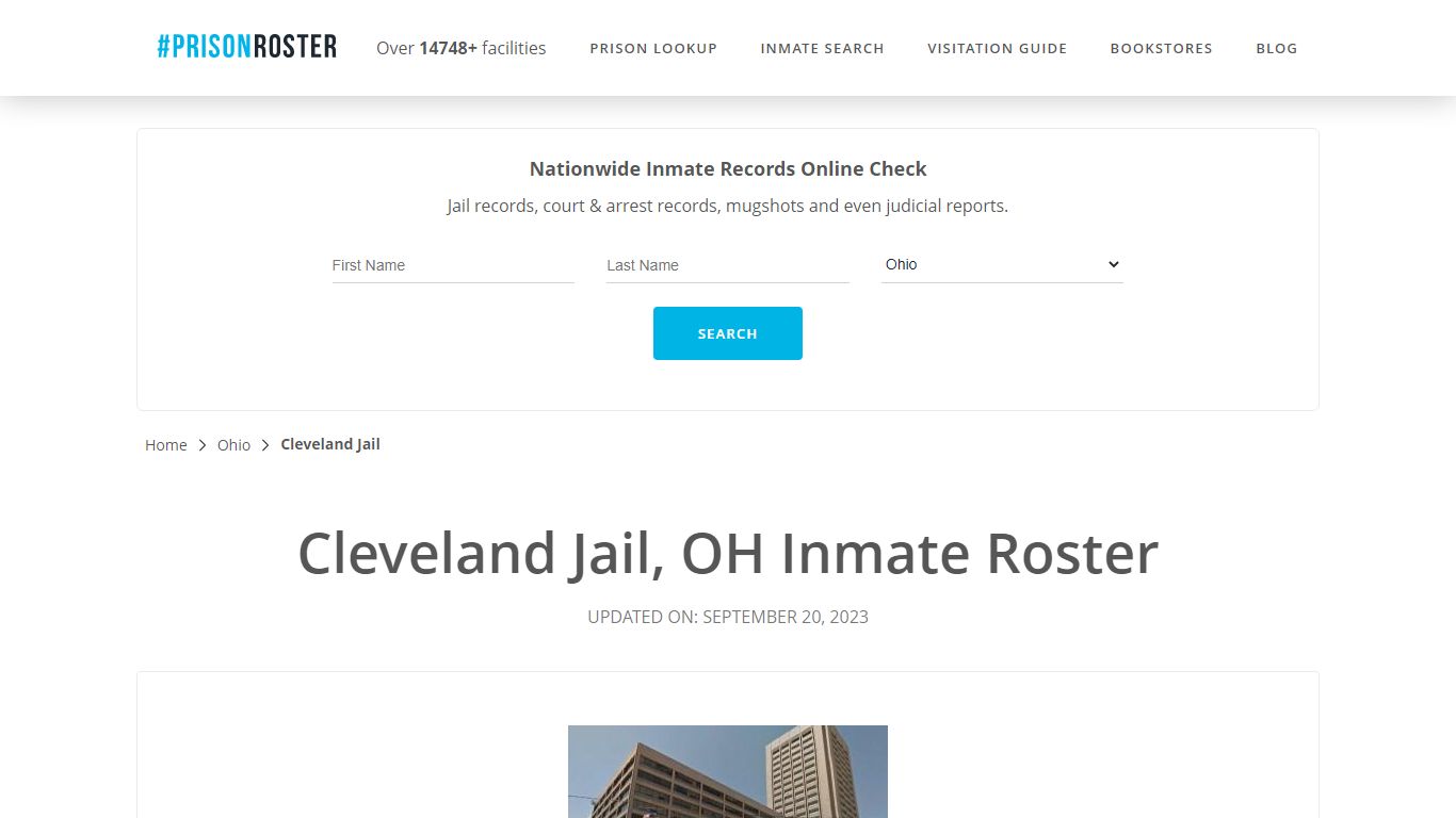 Cleveland Jail, OH Inmate Roster - Prisonroster